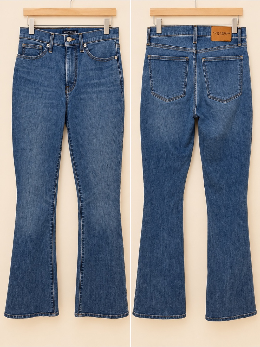 Lucky Brand Bianca High Rise Bootcut Jeans W28 L30 Medium Blue